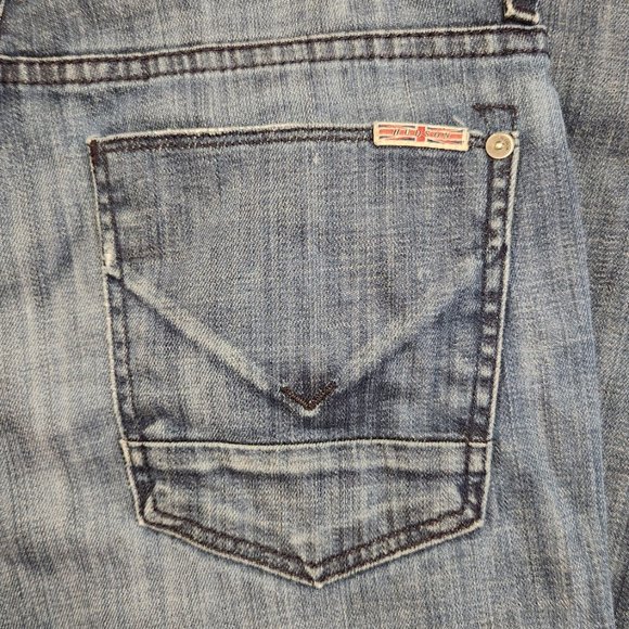 👖 HUDSON Byron Denim 👩🏻🧑 Unisex Jeans Five Straight Buttons Jeans sz 29 - Picture 12 of 16
